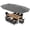 Gray, variant on Gymax Set Of 11 Patio Dining Set w/ 15ft Double-Sided Patio Umbrella (Base Included) Wine