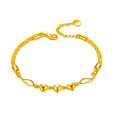 thumbnail image 1 of Las mujeres de oro colgante del ala pulsera pulsera de joyería, 1 of 5