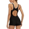 thumbnail image 4 of TRAJE DE BAÑO DE UNA PILAZA PARA MUJER, TRAJE DE BAÑO DE NILLEON SIN Espalda, absorción del Sudor, Secado Rápido, Traje de Baño para Natación en La Playa, Fiestas en La, 4 of 8