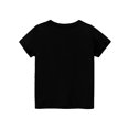 thumbnail image 4 of WTOBBY Toddler Girls Short Sleeve Independence Day Small Print T-Shirt Top - Casual Kids Shirt for Patriotic Fun and Everyday Wear,Black 100, 4 of 5