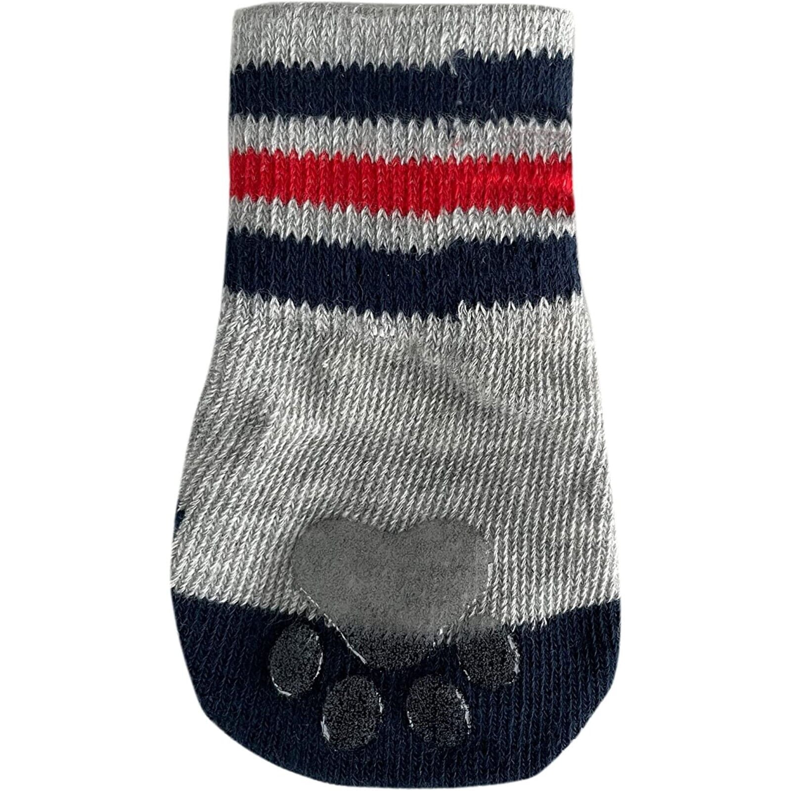 NFL Anti Slip Dog Socks with Elastic Ribbed Top Indoor/Outdoor Paw Protection