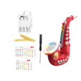 thumbnail image 1 of Saxophone Educational Toys USB Charge Simulation 8 Note Saxophone Musical Instrument Educational Toys Musical Toys for Gift Beginners Baby , Saxophone Red, 1 of 8