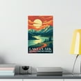 thumbnail image 4 of ELNEIT - Lake Clark National Park Poster, Unframed Matte Paper, S05, 4 of 4
