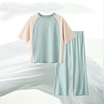 thumbnail image 4 of Ashirexll Vêtements d'Été pour Filles Ensemble de Pyjama Mode à Manches Courtes et Col Rond Fin Décontracté pour Enfants, 4 of 4