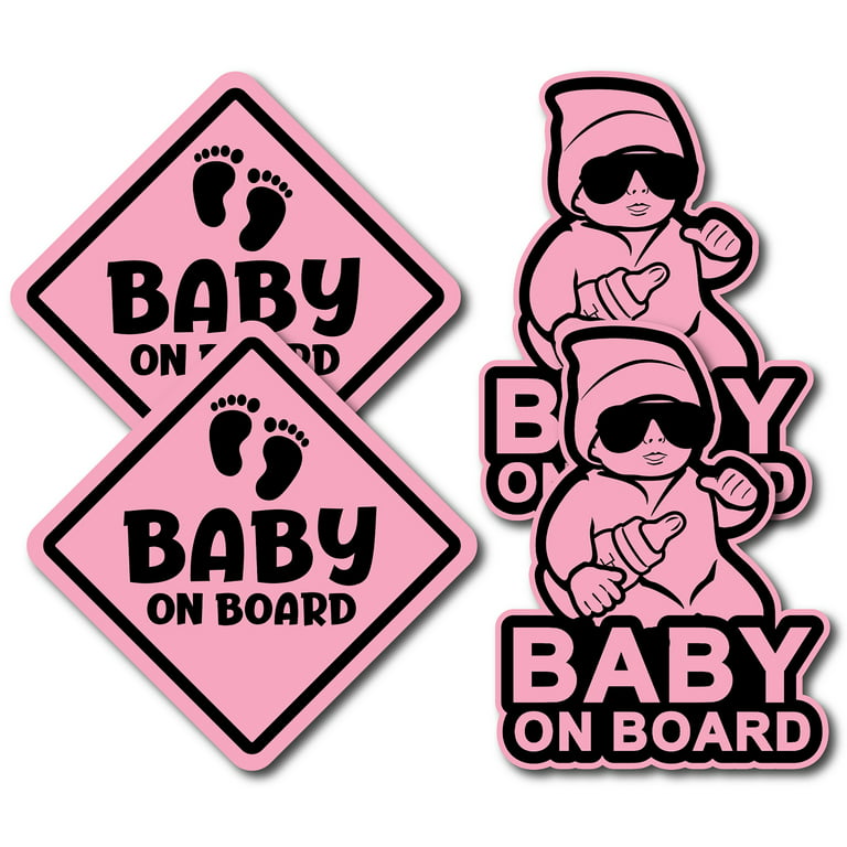Baby on Board Sign, Car Decals and Stickers