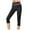 Black, variant on lmcalzta Workout Leggings for Women Capris Pants for Women High Waisted Yoga Running Athletic Active Leggings