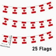 thumbnail image 3 of TIELUTT Canada String Flag Pennant Banner Small Mini Canadian Flags Table for round Tables Lace Table 120 Inches Long Wedding Runners for Tables Winter Table 108 Inches Long Coffee Table Runners 36 In, 3 of 4