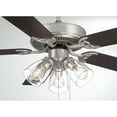 thumbnail image 5 of Trade Winds Levi 52" 3-Light Ceiling Fan in Brushed Nickel with Clear Bubble Glass, 5 of 9