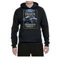 thumbnail image 2 of Ford Truck Parking Only Sign Gift for Owners of Ford Trucks | Mens Cars and Trucks Hooded Sweatshirt Graphic Hoodie, Black, Small, 2 of 3