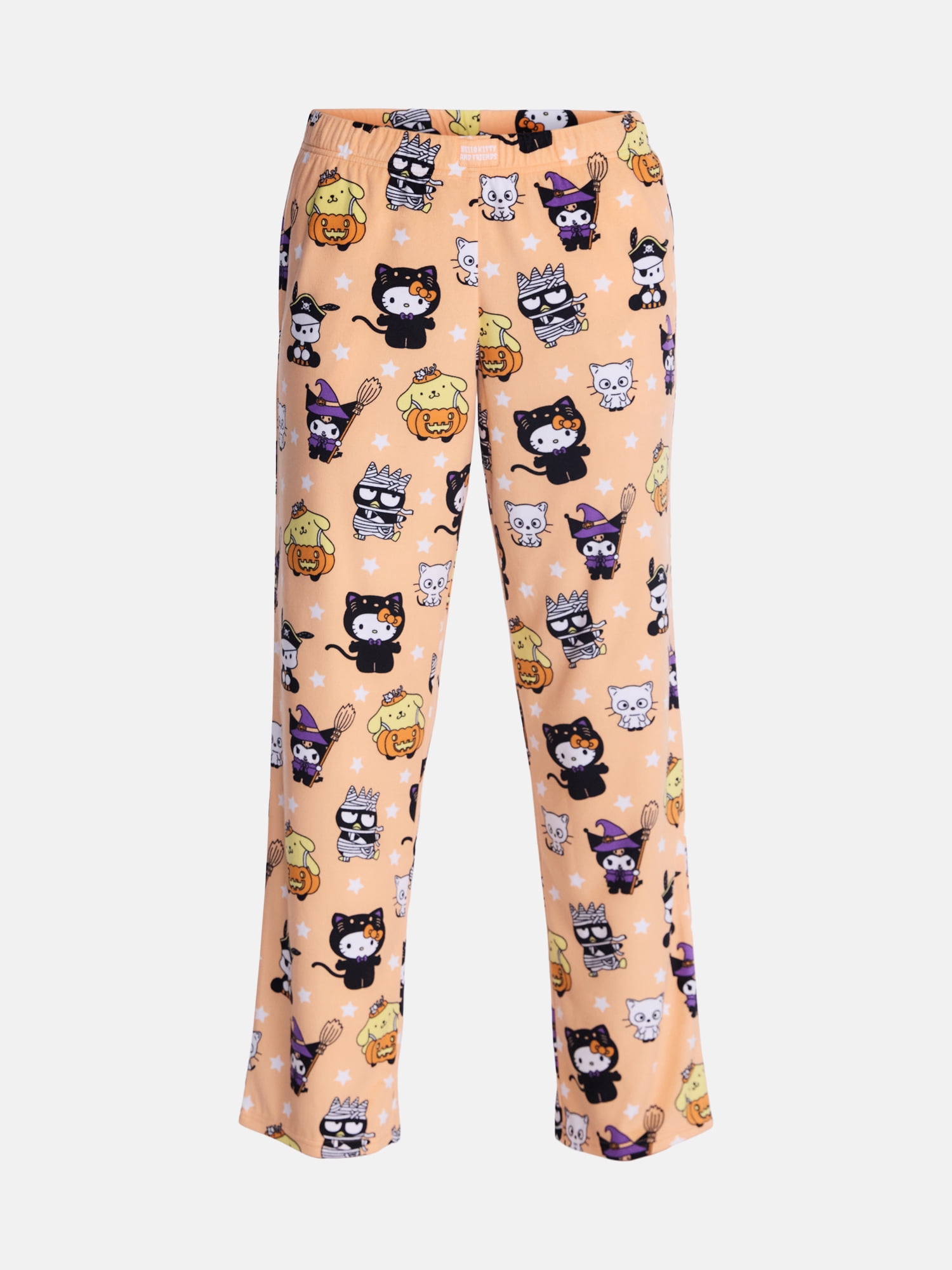 Hello Kitty Women's Halloween Velour Sleep Pants, Sizes XS-3X