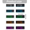 Time Keeping Display Tabletop Alarm Clock with Clear Illuminated Display, Digital Timepiece ...