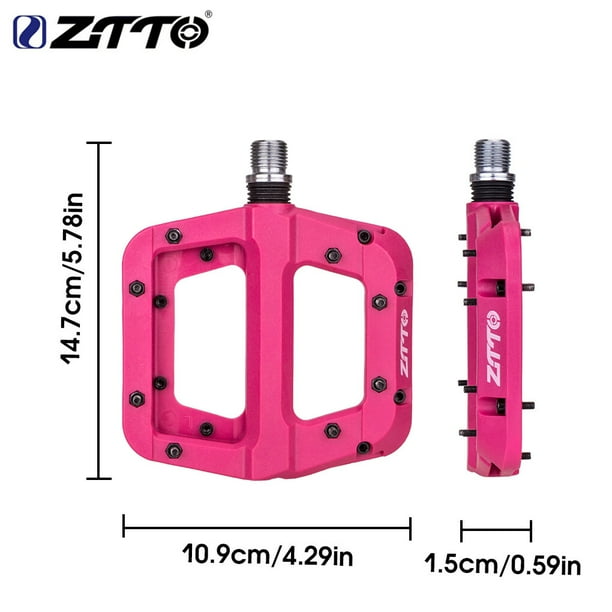 Decodeary ZTTO 1 Pair Nylon Fiber Bicycle Pedal 32 Spikes Anti