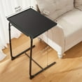 thumbnail image 3 of Adjustable TV Tray Table - 6 Height & 3 Tilt Settings, Foldable Steel/Plastic Bed & Sofa Table for Elderly, Restaurants, Home (1/2 Pack), 3 of 9