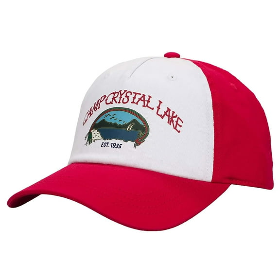 Friday The 13th Mens' Camp Crystal Lake Adult Soft Hat with Adjustable Strap