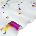 thumbnail image 7 of Wrapables Lightweight Winter Holiday Christmas Scarf, Gold Foil White, 7 of 7