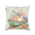 thumbnail image 2 of Summer Pillowcase Blue And Theme Print Soft Breathable Fabricsofa Bedroomcourtyard Decorative Cushion Cover, 2 of 9