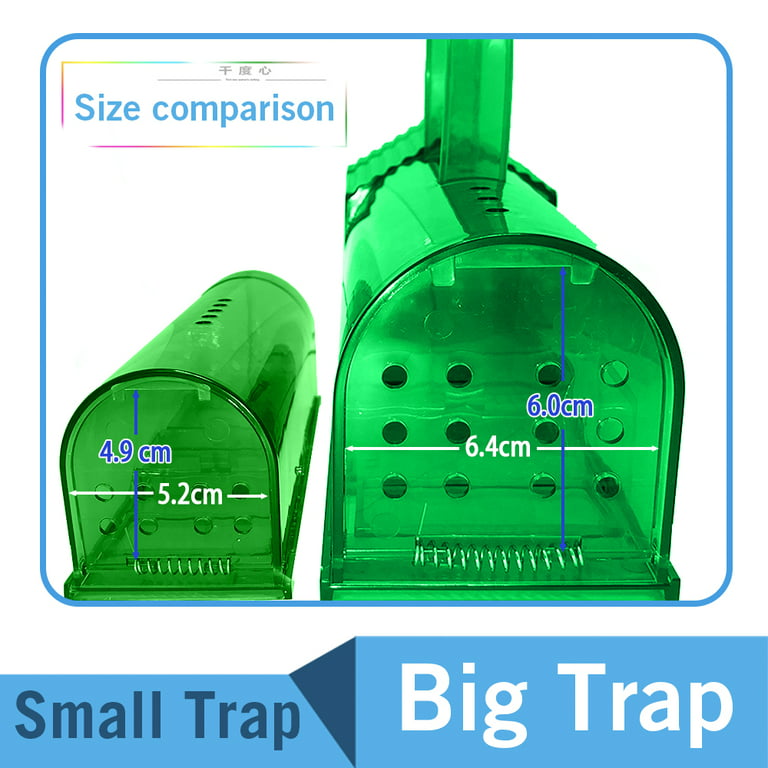  Humane Mouse Trap，Mice Traps for House Indoor Catch and  Release for Home No Kill, Chipmunk Traps Live Rat Traps Indoor for Home  Safe for Family and Pets No Touch， Best