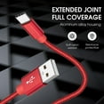 thumbnail image 2 of [2 Pack] USB C Cable 3A Fast Charger 2FT, ROFAY USB A to Type C Charging Cord Compatible with iPhone 16/15 Pro Max, Galaxy S25 S24 A71, S20 S10 S9 S8 Plus and More, Red, 2 of 6