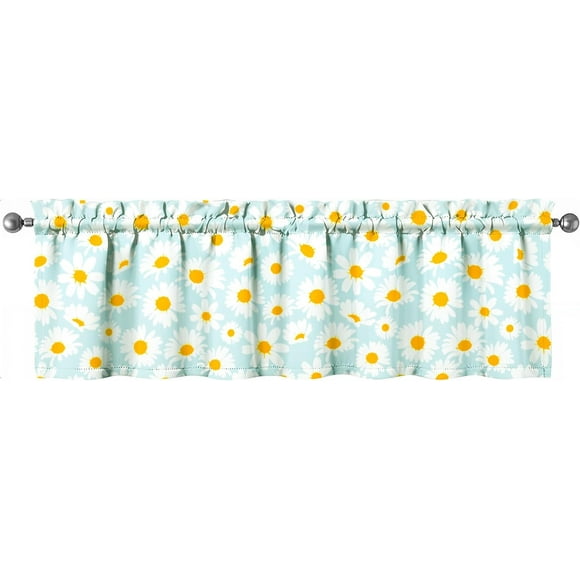 Ensemble de 1 Pce de Rideaux et Cantonnières de Cuisine Style Ferme Campagnarde pour Fenêtres, Style Campagnard, Rideaux de Fenêtre de Cuisine au-Dessus de l'Évier, Déco 18x54 Po