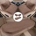 thumbnail image 1 of HOARBOEG 5 Sets Car Front Seat Cushion Soft Warm Faux Rabbit Winter Auto Seat Cover Plush Vehicle Seat Protector Pad With Non-Slip Backing Car Accessories, 1 of 5