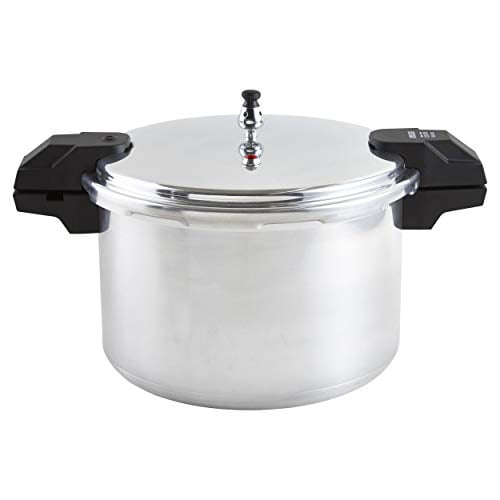 IMUSA USA A417-80807 16Qt Jumbo Stovetop Pressure Cooker, Silver