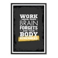 thumbnail image 2 of EzPosterPrints - Gym Inspiration Motivation Quotes - Poster Printing - Inspirational Motivational Wall Art Print for Home Office Decor - Work Until - 24X36 inches, 2 of 6