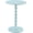 Sea Foam Blue, variant on Palm Beach Spindle Table 17.75" - Traditional Round End Table for Living Room, Turned Solid Wood Side Table, Classic Display Pedestal Table, Blue