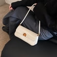 thumbnail image 3 of Bolso mando All-Match Hand Bag Flap Fomen PU Leather Color sólido compra, 3 of 9