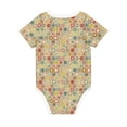 thumbnail image 2 of Rocae Retro Geometry for Baby Climbing Clothes Soft Baby Romper for Active Infants Comfortable and Breathable Crawling Jumpsuit Unisex Baby Outfit 3 Months, 2 of 8