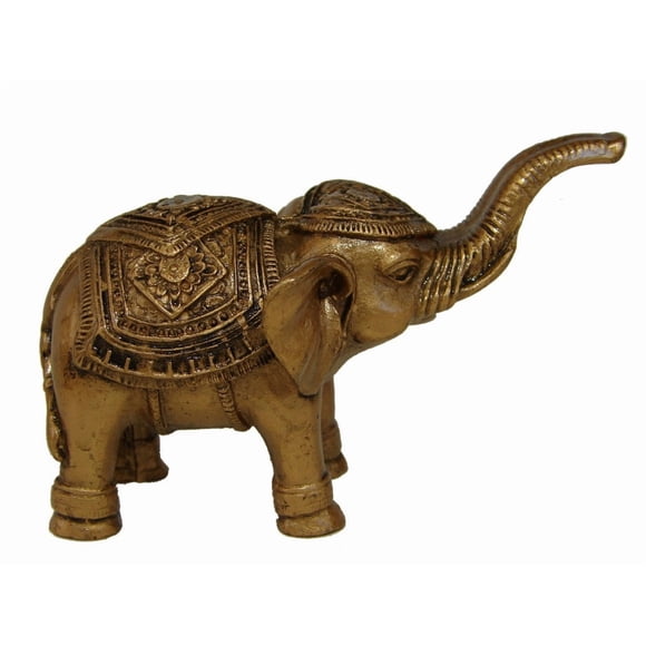 Estatua de Elefante Feng Shui Import Bronce 10x8 cm