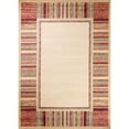 thumbnail image 5 of Concord Global 61225 5 ft. 3 in. x 7 ft. 3 in. Soho Border - Ivory, 5 of 5