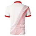 thumbnail image 4 of Fnnxeal Mens Polo Shirts Casual Graphic Collared Summer Short Sleeve Golf Polo Red Shirts for Men Size 3XL, 4 of 7