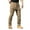 Khaki, variant on LIUJUNSHOP Outdoor Cargo Pants for Men Men's Lined Cargo Pants Outdoor Winter Warm Work Utility Trousers For Hiking