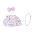 thumbnail image 2 of Vestido de muñeca de peluche, haz tus propias muñecas, accesorios para fotos de moda, bricolaje, disfraces de juego de simulación, falda con tirantes, Falda Cereza, 2 of 8