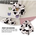 thumbnail image 5 of 5 Pcs Bandeau Extensible Imprimé Léopard Vache pour Femmes, 5 of 5