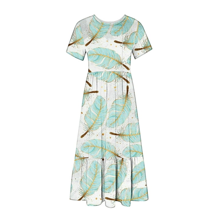 green emerald velvet dress La Mendola 1970s Green & Blue Feather Print Silk Jersey Dress –  Featherstone Vintage main image 1