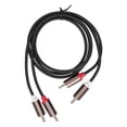 thumbnail image 1 of Cable de audio 2RCA macho a 2RCA macho chapado en oro - 1M/3,3 pies, 1 of 10
