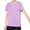 Purple, variant on Luvrsol Big Girls' T-Shirt Unisex Kids Solid Basic Classic Crew Neck Cotton Simple Daily Tees 100-180