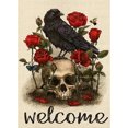 thumbnail image 2 of Cuadros Decorativos Esqueleto y Rose Parrot 5D DIY Diamond Painting Kits Full Square Drill (F964) Tmvgtek embutido en tela, 2 of 9