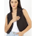 thumbnail image 2 of Chaleco corto con solapa AMAD Casual para mujer Talla S, 2 of 5