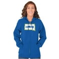 thumbnail image 3 of Visit South Dakota Home State Travel Zip Up Hoodie Men's Women's Brisco Brands M, 3 of 6