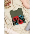 thumbnail image 3 of Bad Reputation Slogan T-Shirt Women -Image by Shutterstock, Female 5X-Large, 3 of 4