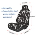 thumbnail image 3 of Balery Anchor Funda de Asiento para Auto con Diseño - Cubierta Frontal Suave y Transpirable con Protector Antideslizante- 1 Unidad, 3 of 5