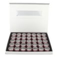 thumbnail image 2 of 35 Slots Empty Nail Manicure Jewelry Storage Box Case Holder Nail Art Tips Nail Tools ContainerRose Gold + Silver, 2 of 14