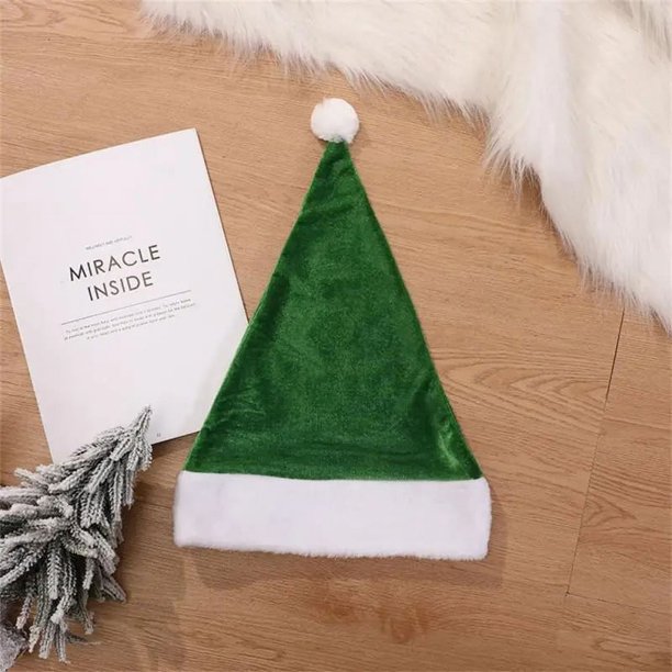 Gorro largo de felpa de 75cm para disfraz de Navidad, disfraz de Cosplay, gorro de Papá Noel para regalo para adultos, decoración navideña de Año Nuevo 2023