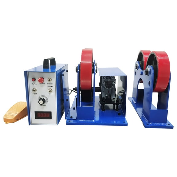 Welding Turning Rolls 110V Rotary Welding Positioner 2200LBS Pipe Rotator for Welding