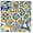 Yellow Red, variant on Set of 9 Decorative Ceramic Tiles – Hand Painted Indoor & Outdoor – Spanish Artisan Top Kitchen – Mediterranean Decorative Tilles 3.94x3.94" / One Tile – Durable Colorful – 140 g Each (Blue)
