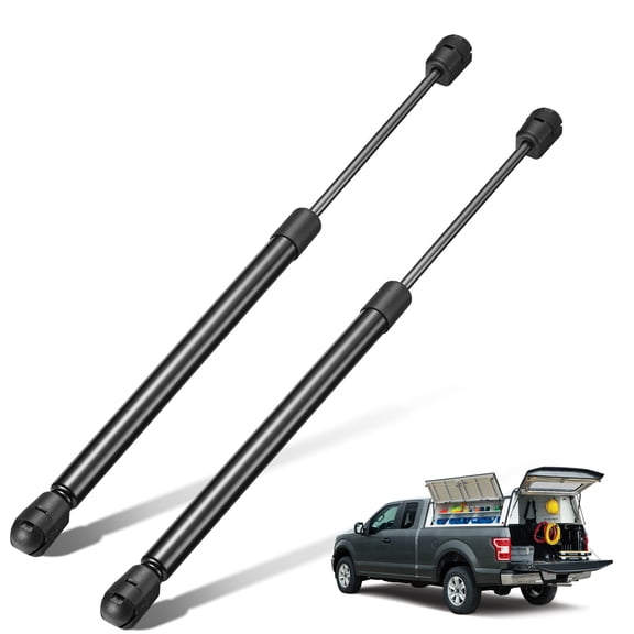 BDFHYK C16-22127 15 inch 50Lbs/(222N Gas Struts Shocks Lift Support for are Leer Topper Rear Window, Truck Bed Cover, Cabinet lid Door, Trap Door, Outdoor Bench, shed Window, Set of 2
