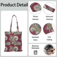 thumbnail image 3 of Boho Chic Paisley Foldable Tote Bag - Eco-Friendly Reusable Shopping Bag with Geometric Art, 3 of 5