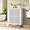 White & Gold, variant on Tribesigns 6-Tier Bathroom Floor Cabinet, Wooden Bathroom Storage Cabinet, Large Sideboard Cabient for Bathroom/Kitchen/Living Room (White & Gold)